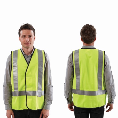 SAFETY VEST DAY/NIGHT YELLOW S